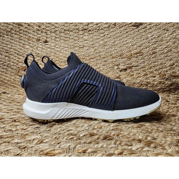 FootJoy Golf Shoes Hyperflex BOA Wrapid Men’s Size 8M Navy White Stratofoam main image 10